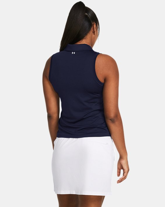 Women's UA Playoff Sleeveless Polo in Blue image number 1
